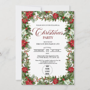 Invitation Fête de Noël annuelle des employés de l'entreprise