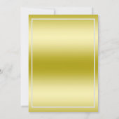 Invitation Fête de Noël Arbre d'argent (Dos)