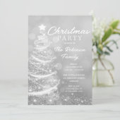 Invitation Fête de Noël Arbre de Noël (Debout devant)