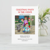 Invitation Fête de Noël au bureau (Debout devant)