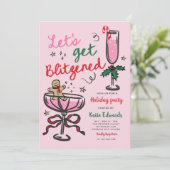 Invitation Fête de Noël au cocktail Blitzened (Debout devant)