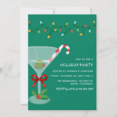 Invitation Fête de Noël au Gui Pop Cocktail (Devant)