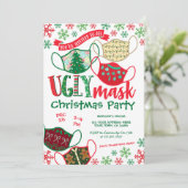 Invitation Fête de Noël au Masque moche (Debout devant)