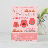 Invitation Fête de Noël au pull moche (Debout devant)
