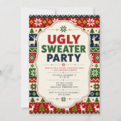 Invitation Fête de Noël au pull moche (Devant)