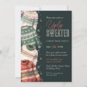 Invitation Fête de Noël au pull moche (Devant)