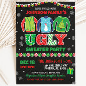 Invitation Fête de Noël au pull moche