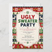 Invitation Fête de Noël au pull moche (Devant)
