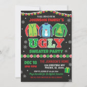 Invitation Fête de Noël au pull moche (Devant)