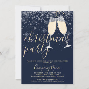 Invitation Fête de Noël au siège social de l'entreprise