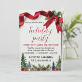 Invitation Fête de Noël au Travail (Debout devant)