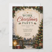 Invitation Fête de Noël au travail (Devant)