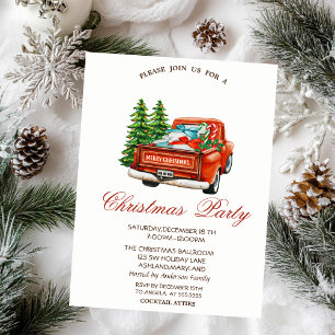 Invitation Fête de Noël aux Pins du Camion Rouge