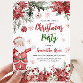 Invitation Fête de Noël avec le Père Noël