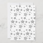 Invitation Fête de Noël blanc (Dos)