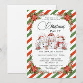 Invitation Fête de Noël Botanique d'Hiver (Devant / Derrière)