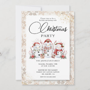 Invitation Fête de Noël Botanique d'Hiver