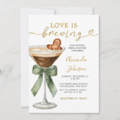 Invitation Fête de Noël Café & Coco Love Is Brewing  (Devant)