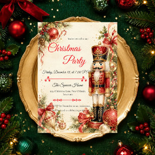 Invitation Fête de Noël Casse-Noisette Classique