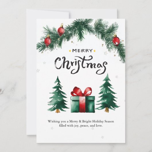 Invitation Fête de Noël chaude (Devant)