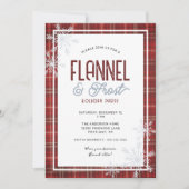 Invitation Fête de Noël Chaude et Froid (Devant)