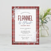 Invitation Fête de Noël Chaude et Froid (Debout devant)