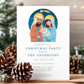 Invitation Fête de Noël chrétienne de la Nativité