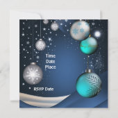 Invitation Fête de Noël Christmas (Dos)