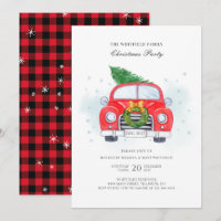 Fête de Noël classique de la famille des voitures 
