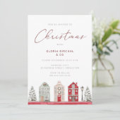 Invitation Fête de Noël classique moderne (Debout devant)