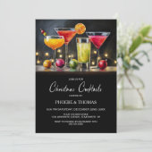 Invitation Fête de Noël Cocktail (Debout devant)