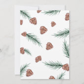 Invitation Fête de Noël Cocktail Fête de travail (Dos)