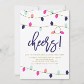 Invitation Fête de Noël colorée (Devant)