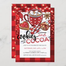 Fête de Noël Cookies et cacao