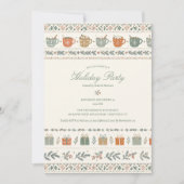 Invitation Fête de Noël Cosy et Chaleureuse (Devant)