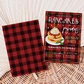 Invitation Fête de Noël Crêpes et Pyjamas