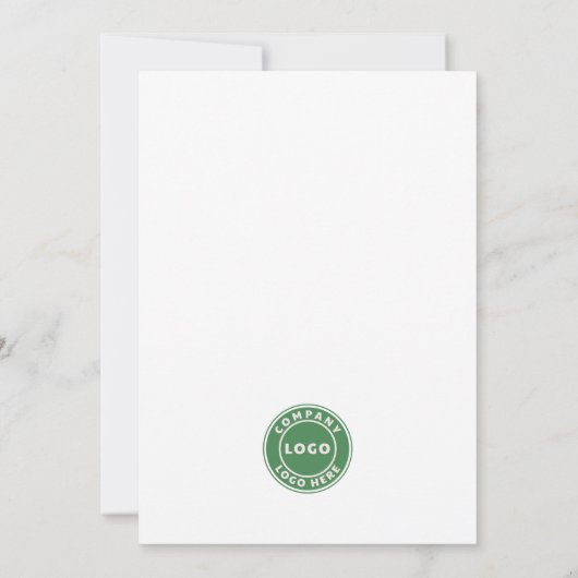 Invitation Fête de Noël d'affaires (Dos)