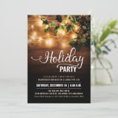 Invitation Fête de Noël d'affaires simple et élégante (Debout devant)