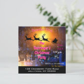 Invitation Fête de Noël dans la ville (Debout devant)