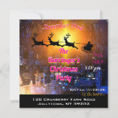 Invitation Fête de Noël dans la ville (Devant)