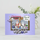 Invitation Fête de Noël de Bowling (Debout devant)