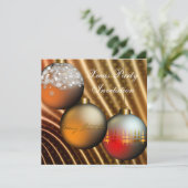 Invitation fête de Noël de Christmas (Debout devant)