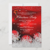 Invitation Fête de Noël de Crystal Rouge (Devant)