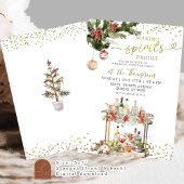 Invitation Fête de Noël de Fêtes de Noël