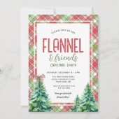 Invitation Fête de Noël de Flannel et d'amis (Devant)