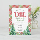 Invitation Fête de Noël de Flannel et d'amis (Debout devant)
