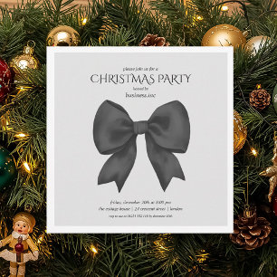 Invitation Fête de Noël de la Botte noire de l'entreprise