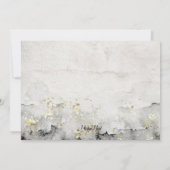 Invitation Fête de Noël de la famille de l'aquarelle rustique (Dos)