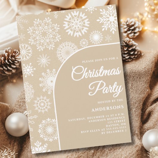 Invitation Fête de Noël de la Flèche blanche