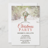 Invitation Fête de Noël de la forêt de Cheval Blanc (Devant)